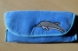 Preview: Sopranblockflötentasche Plüsch mit Delphin
